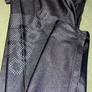 Adidas shiny climalite spandex leggings